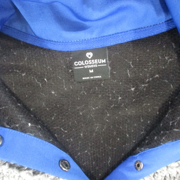 Pittsburgh University Sweatshirt Women's Medium‎ Gray Plush Fleece 1/2 Snap - Picture 8 of 8